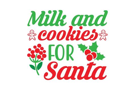 Milk And Cookies For Santa Svg Graphic By Crafted Wonders · Creative