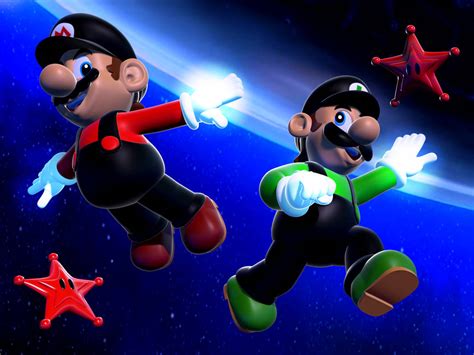 Super Mario Galaxy 64: Flying Mario and Luigi by momomario2 on DeviantArt