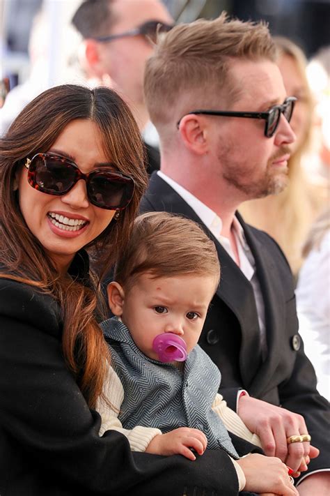 Macaulay Culkin makes a rare appearance with his fiancée Brenda Song ...