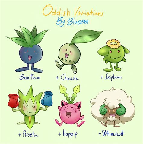 Oddish Evolution Chart