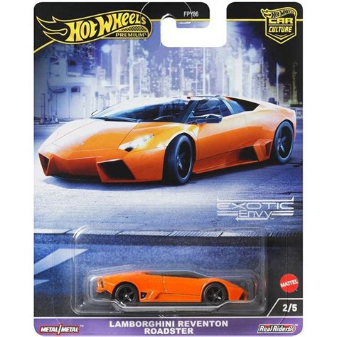 Mattel Hot Wheels Premium Car Culture Fpy Lamborghini Reventon Roadster