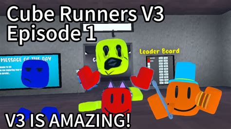 V3 Is Amazing Cube Runners V3 Episode 1 Youtube