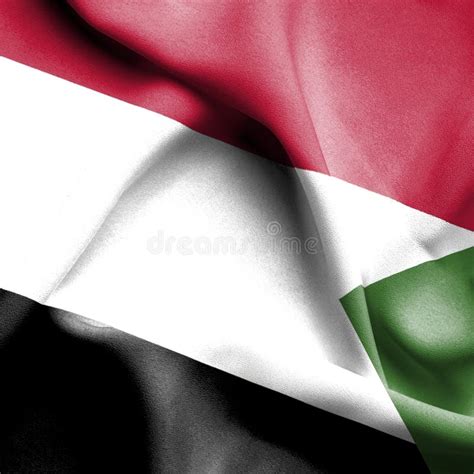 Sudan Waving Flag Stock Illustration Illustration Of Celebration