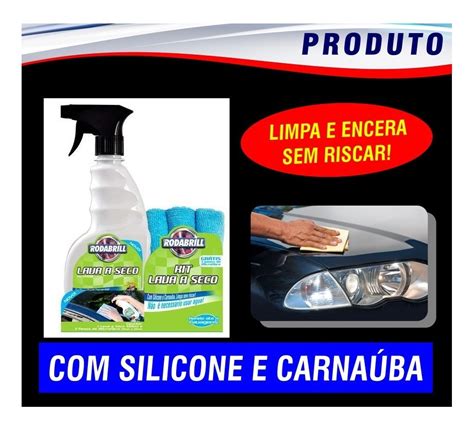 Kit Lava Seco E Encera 2 Em 1 Lavagem Ecologica Rodabrill