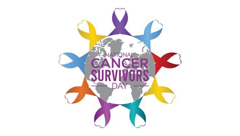 National Cancer Survivors Day Observed Every Year In June Template For Background Banner Card