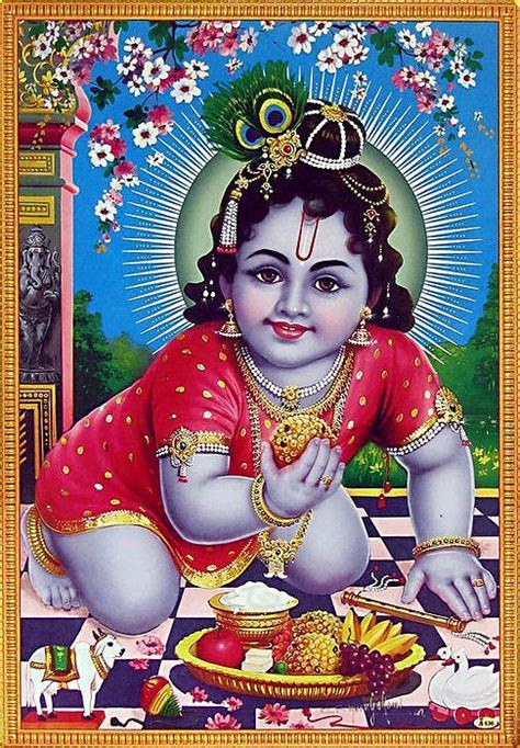 Bal Gopala Krishna Krishna Bal Goddess Lakshmi