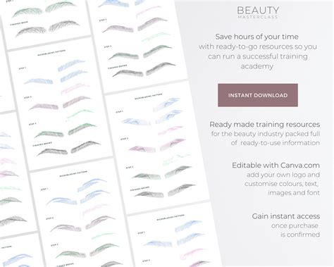 Microblading Patterns Step By Step Microblading Stroke Pattern