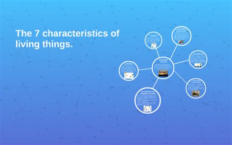 The 7 characteristics of living things. by Andrew Gordon on Prezi