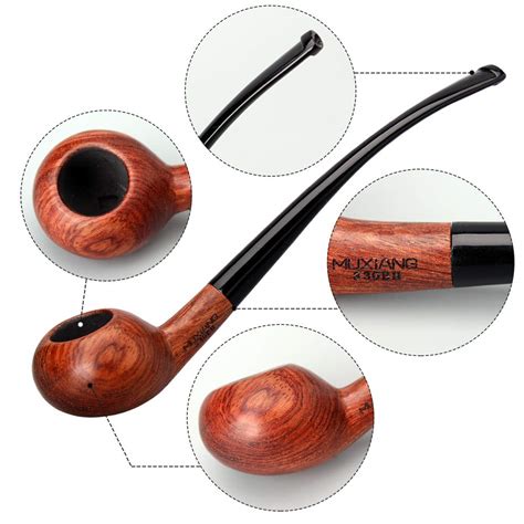 Long Stem Wooden Tobacco Pipes With Long Tobacco Pipe Stand