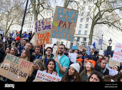 London UK 13th Mar 2023 LONDON 13th March 2023 Striking Junior