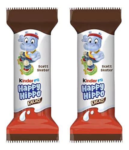 Chocolate Kinder Happy Hippo Milk E Cocoa G Mercadolivre