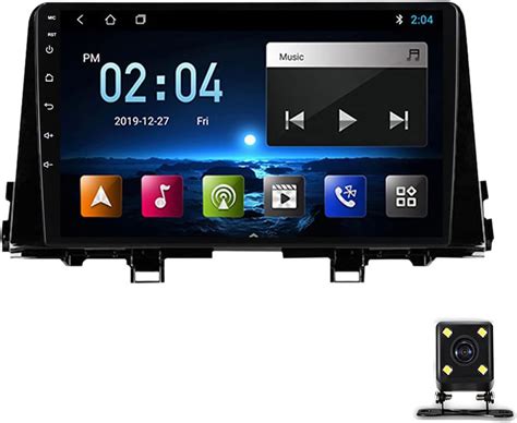 Estéreo de auto doble DIN con pantalla táctil de 9 pulgadas reproductor