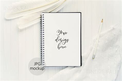 Spiral Journal Mockup, Notebook Mockup, Wedding Planner Mockup, Junk ...