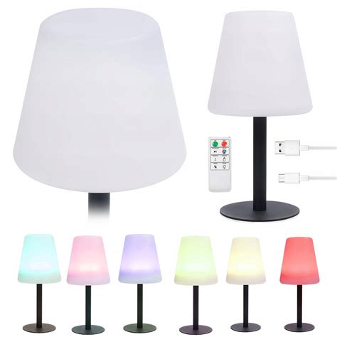 Bezprzewodowa Lampa Sto Owa Led Lampka Nocna Akumulatorowa Rgb Usb