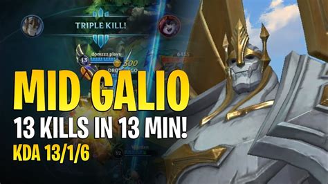 Dominate The Rift With This Galio Build Wild Rift Youtube