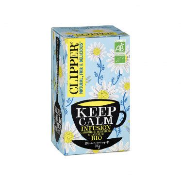 Clipper Infusion Bio Clipper Keep Calm 20 Sachets Coffee Webstore