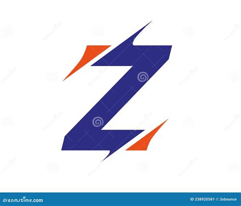 Modern Z Letter Logo With Slash Concept Initial Monogram Letter Z Logo