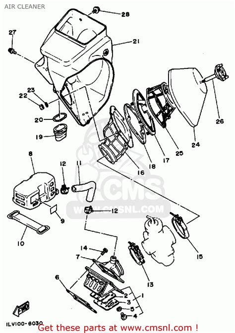 1LX1445100 Element Air Cleaner Yamaha Buy The 1LX 14451 00 At CMSNL