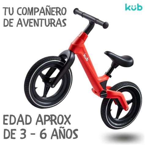 Bicicleta De Equilibrio Sin Pedales Bike Kub Aro 12 Infantil Kub