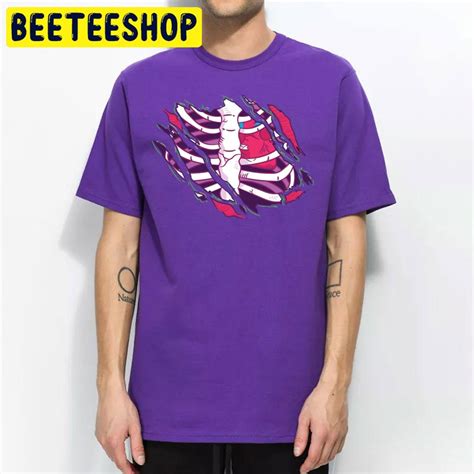 Rib Cage Bones And Heart Zombie Trending Unisex T Shirt Beeteeshop