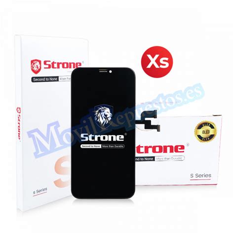 STRONE Pantalla Completa LCD Y Táctil para iPhone Xs Negro OLED