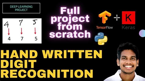 Handwritten Digit Recognition Deep Learning Project Youtube
