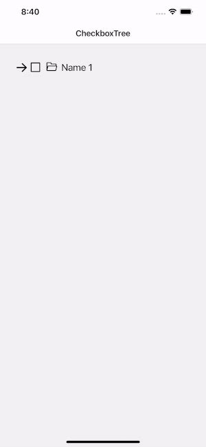 React Native Checkbox Tree