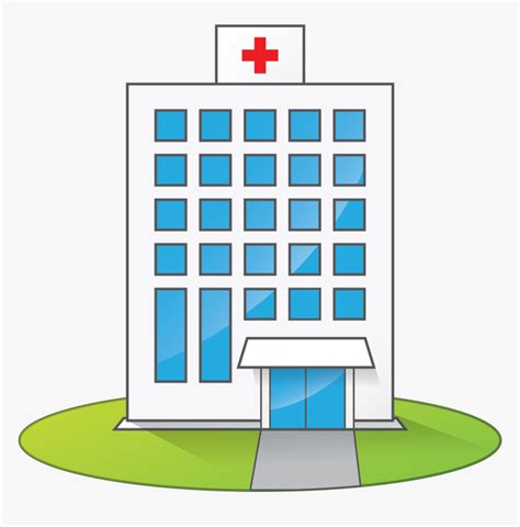 Hospital Cartoon Buildings Hospital Clipart Transparent Hd Png