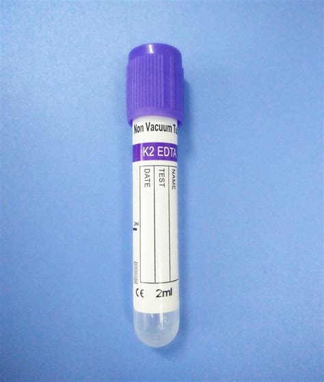 Medical K K Edta Vacuum Blood Collection Test Tubes China