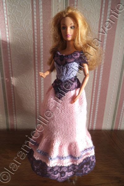 Tuto Gratuit Barbie Robe Longue Lilas Chez Laramicelle