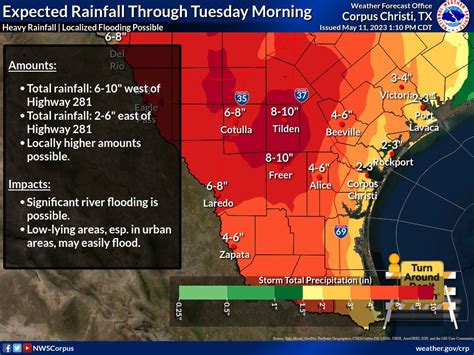 Nws Corpus Christi On Twitter Flood Watch Is In Effect From Friday