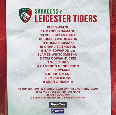 Teams for prem rugby cup game : r/saracens