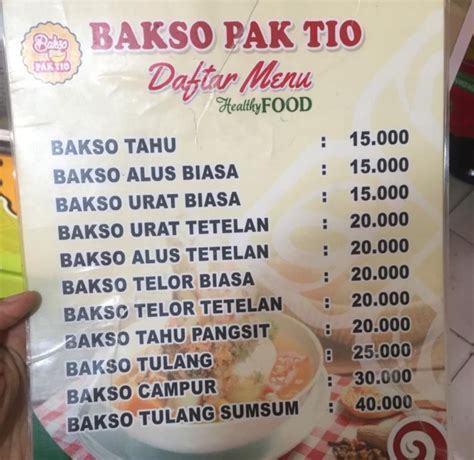 Daftar Menu Bakso Uenak Purwokerto Dan Sokaraja Ada Bakso Tetelan