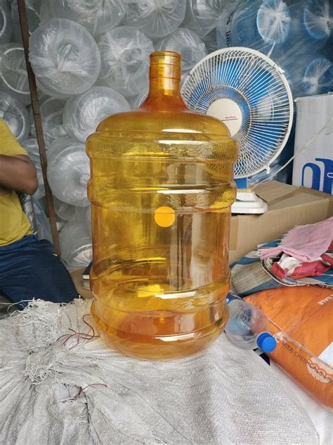 Plastic Transparent Yellow 20 Ltr Water Jar At Best Price In North 24