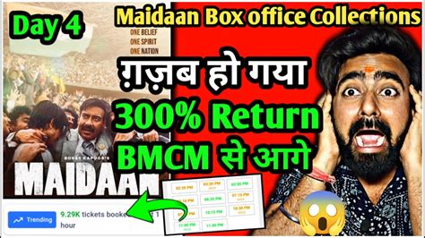 Maidaan Box Office Collections Day 4 Maidaan VS BMCM Day 4 Collection