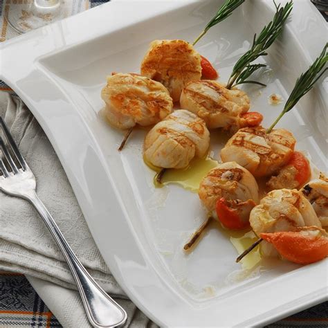 Recette Brochettes De Coquilles Saint Jacques La Fondue Dendives