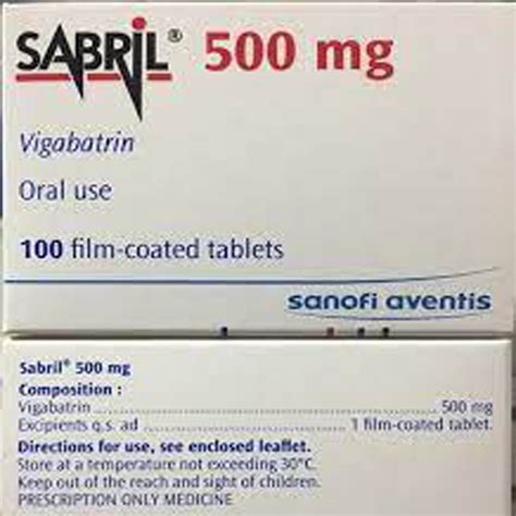 Vigabatrin 500mg Tablet At Rs 90 Strip Sabril Vigabatrin Tablet In