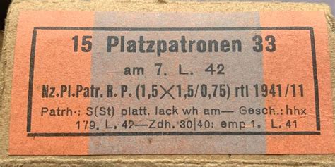 Germanenglish This Is A Ww2 German Ammo Box Holding Pp33 Wooden