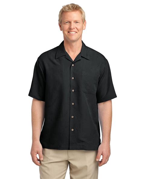 Shop Mens Patterned Easy Care Camp Shirt Port Authority