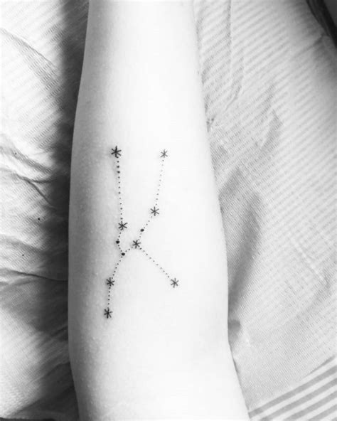 45 Awesome Taurus Constellation Tattoo Designs With Meaning Taurus