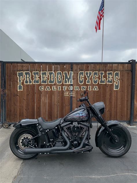 Harley Davidson Softail Fat Boy Freedom Cycles California