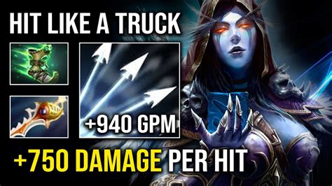 WTF Level 30 Hyper Carry Rapier Drow Ranger 750 Damage Per Hit Max ATK