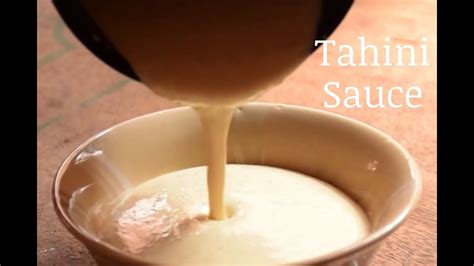 Homemade Tahini Sauce Recipe Shawarma Sauce Recipe Youtube