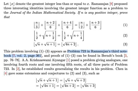 Nassim Nicholas Taleb On Twitter This Is Ramanujan Territory With An