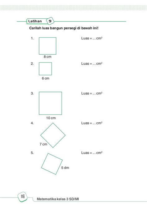 Soal Keliling Bangun Datar Kelas 3 Sd Homecare24