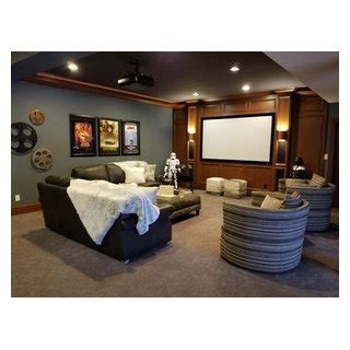 Now Showing Basement Bliss Home Theater Indianapolis By Drab To