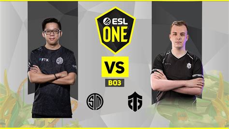 Full Game TSM FTX Vs Entity Game 2 BO3 ESL One Malaysia Playoffs