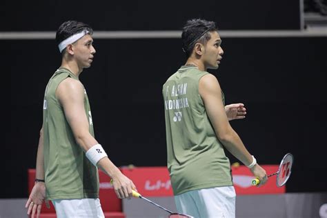 Foto Kunci Sukses Fajar Rian Ke Final Singapore Open 2024