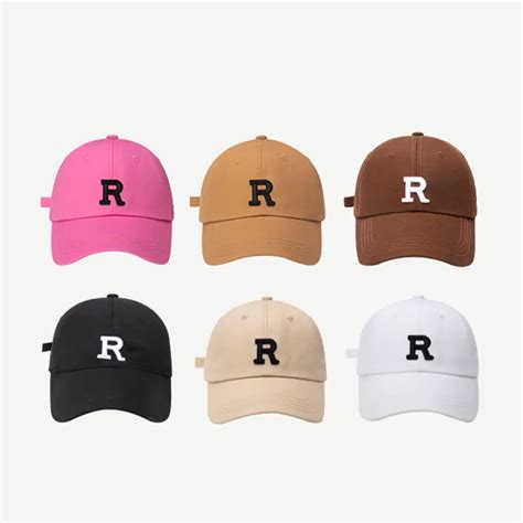 Gorras De Bola Four Seasons Cotton R Letra Bordado Casquette Gorra