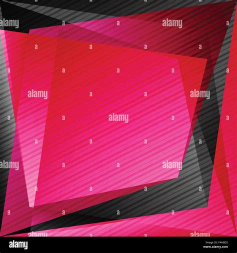 Abstract Fashion Background With Red And Black Folded Paper Vector